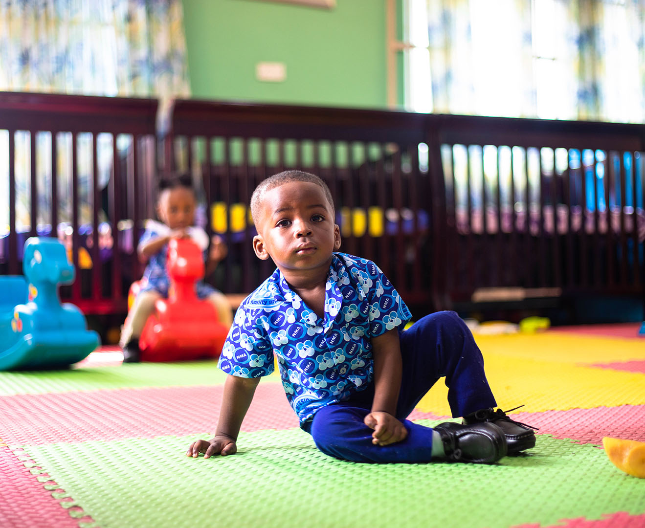 Children in creche program